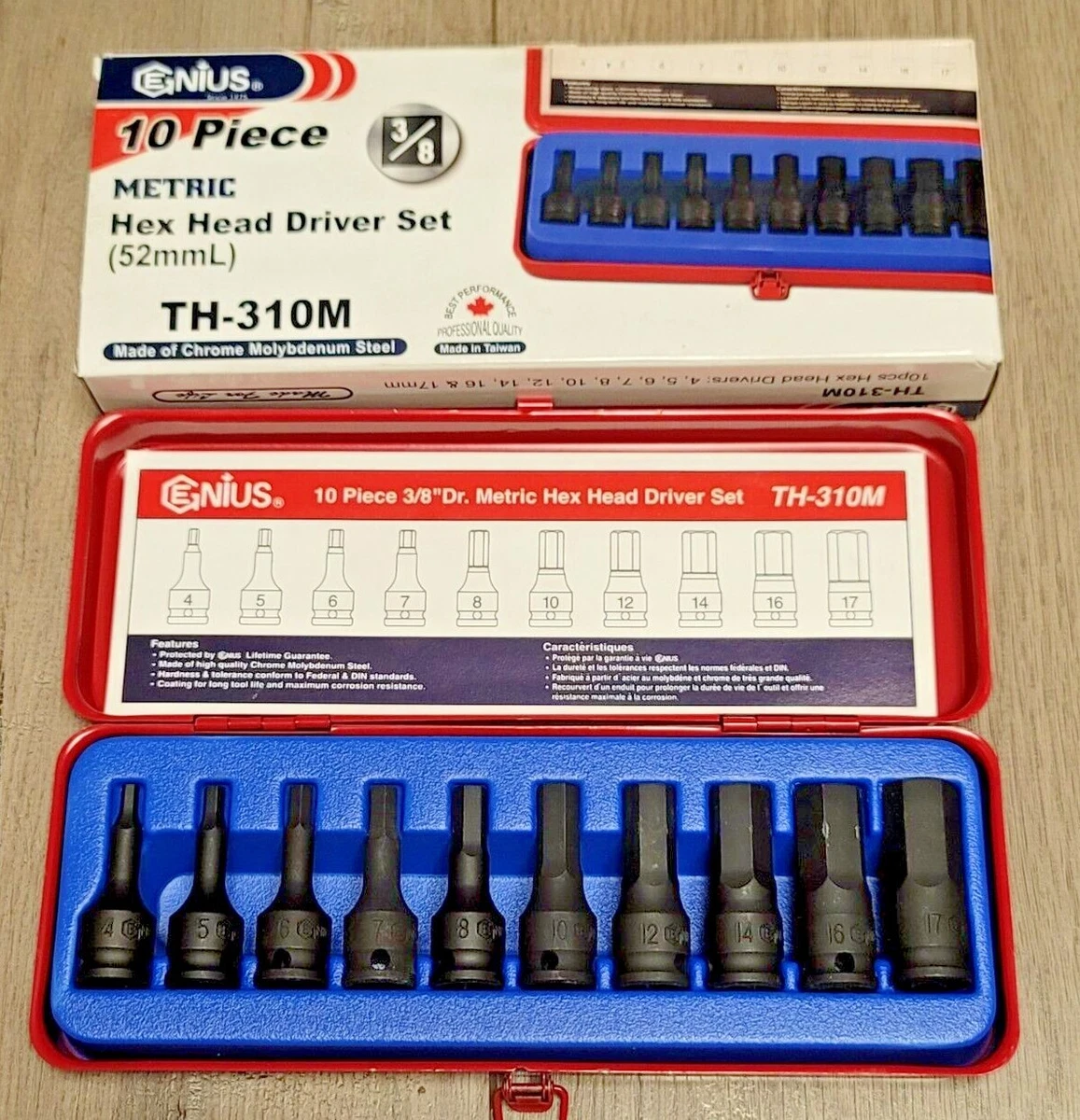 Metric hex head socket set deals