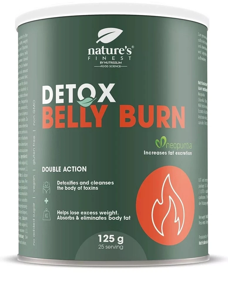 NATURE'S FINEST BY NUTRISSLIM Detox Belly Burn, Powerful Formula to eliminate belly fat*Quick Dispatch*