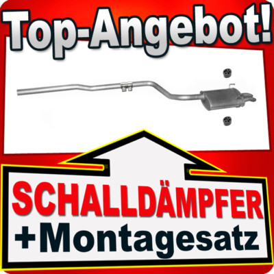 Endschalldämpfer für ROVER 75 2.0 CDT CDTi 116/131 PS 1999-2005 Auspuff Endtopf