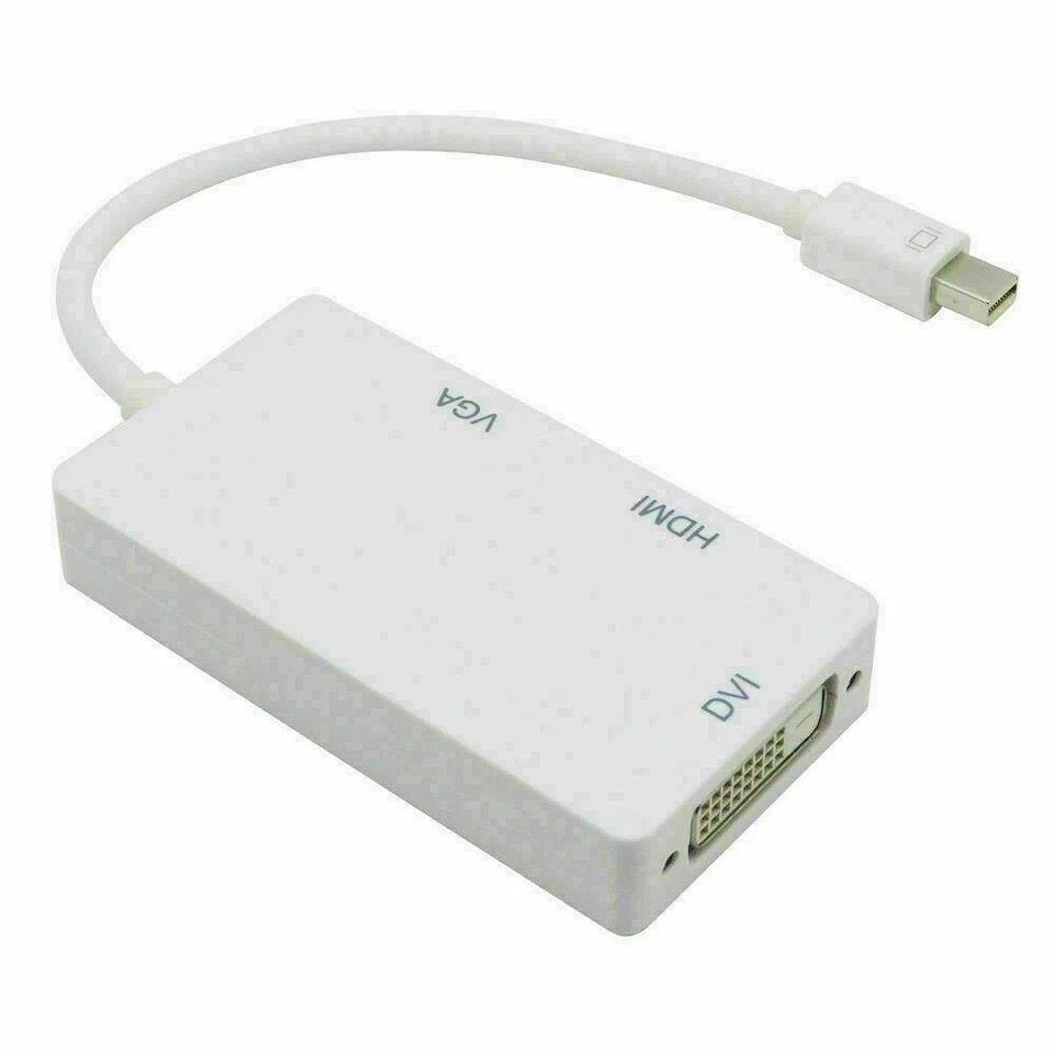 Mini Display Port(DP)Thunderbolt to Adapter HDMI VGA DVI MacBook Pro Mac Air - Image 3 of 4