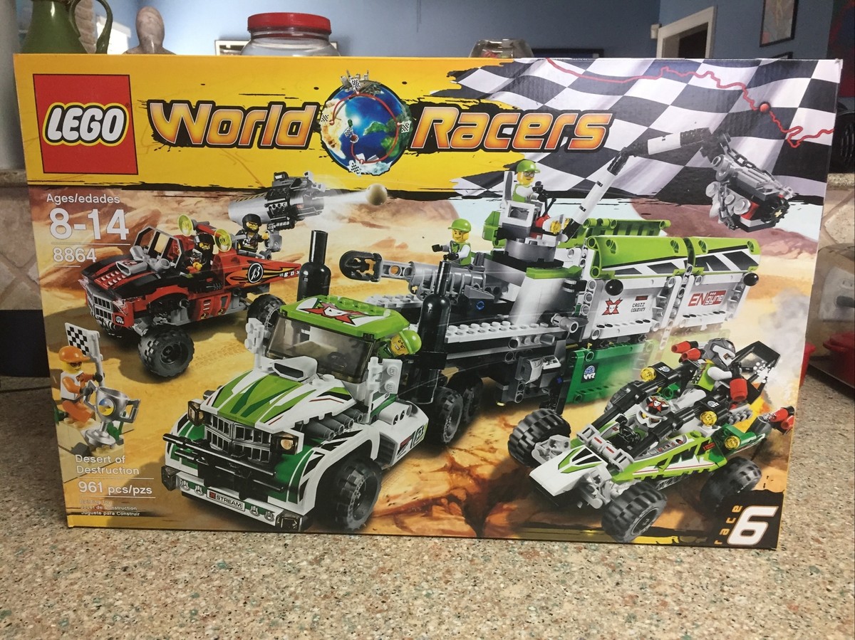 Lego World Of Racers DESERT OF DESTRUCTION - 8864 New Sealed | eBay