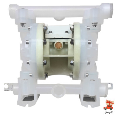 #ad #ad Chemical Air Operated Double Diaphragm Pump Industrial 0.59inch Inlet amp; Outlet $156.34