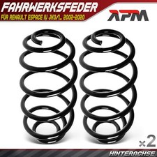 2x Feder Fahrwerksfeder Hinterachse L&R für Renault Espace IV JK0/1_ BJ ab 2002