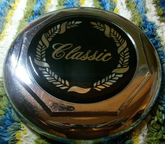 1 ET CLASSIC CADILLAC Custom Chrome Faux Wire Spoke Center Cap Known #4512
