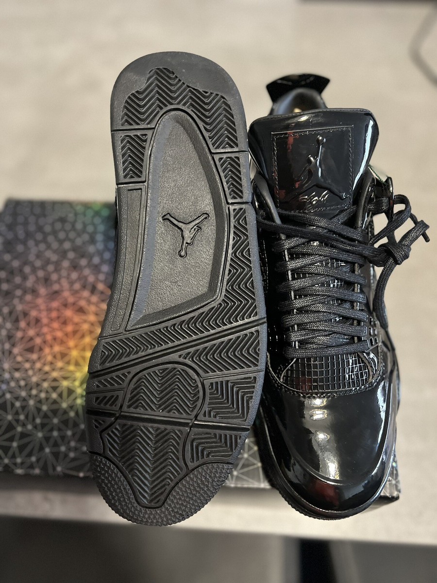Nike Air Jordan 2015 11lab4 Lab Theme Black Patent Leather UK9