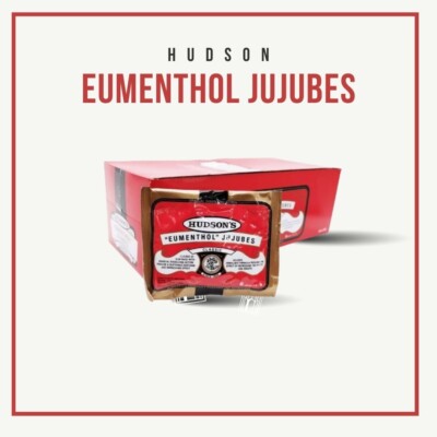 HUDSON'S EUMENTHOL JUJUBES (24x8g)