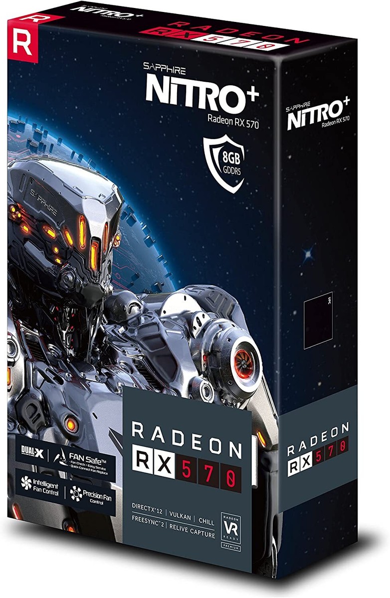 570 8gb Sapphire Radeon Rx 570 Nitro+ 4gb Overclock Amd Radeon