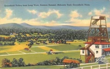 GREENFIELD, Massachusetts MA   VALLEY VIEW Eastern Summit~Mohawk Trail  Postcard