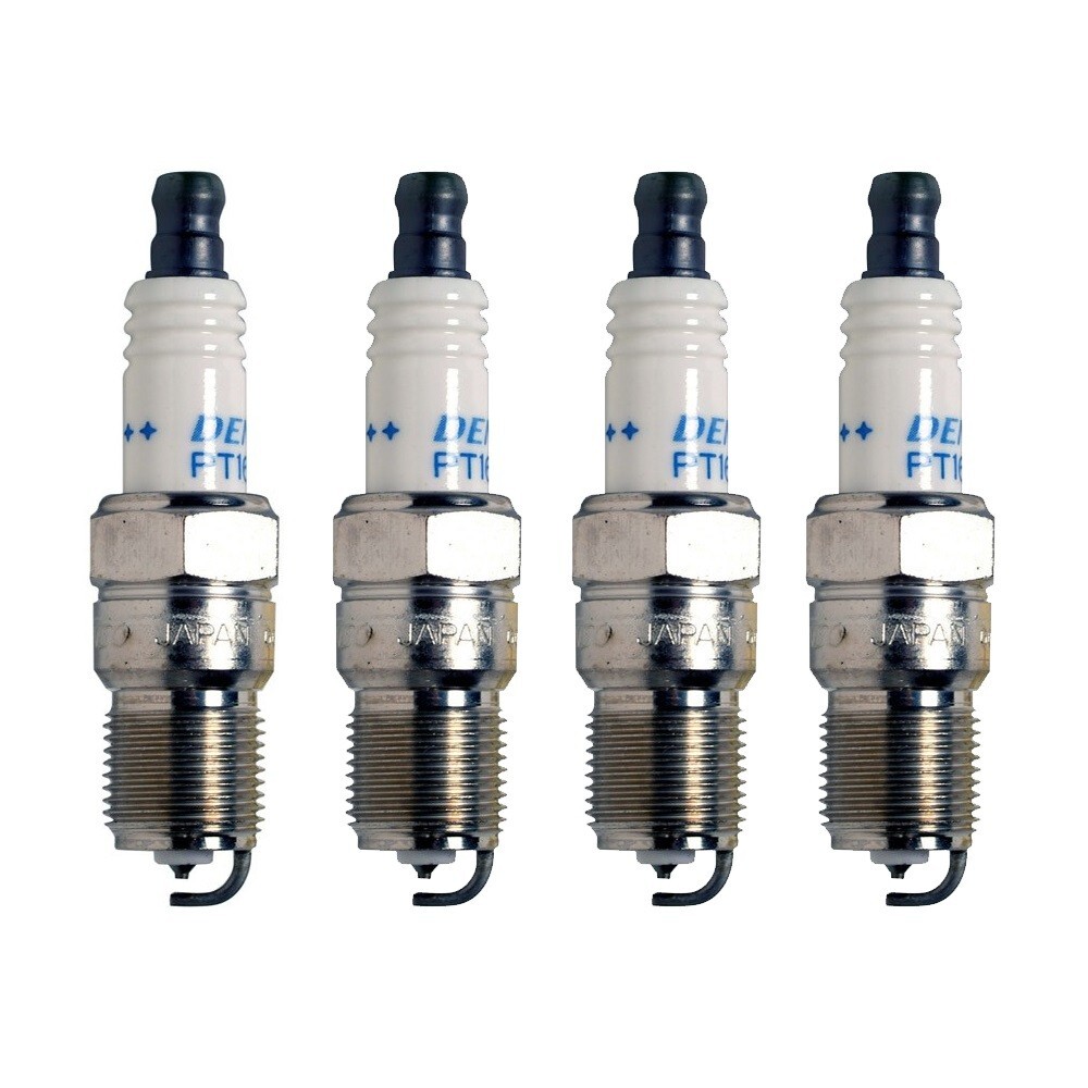 Denso Set 4 Double Platinum Spark Plugs Gap 0.050 For Buick Chevy Ford GMC Mazda