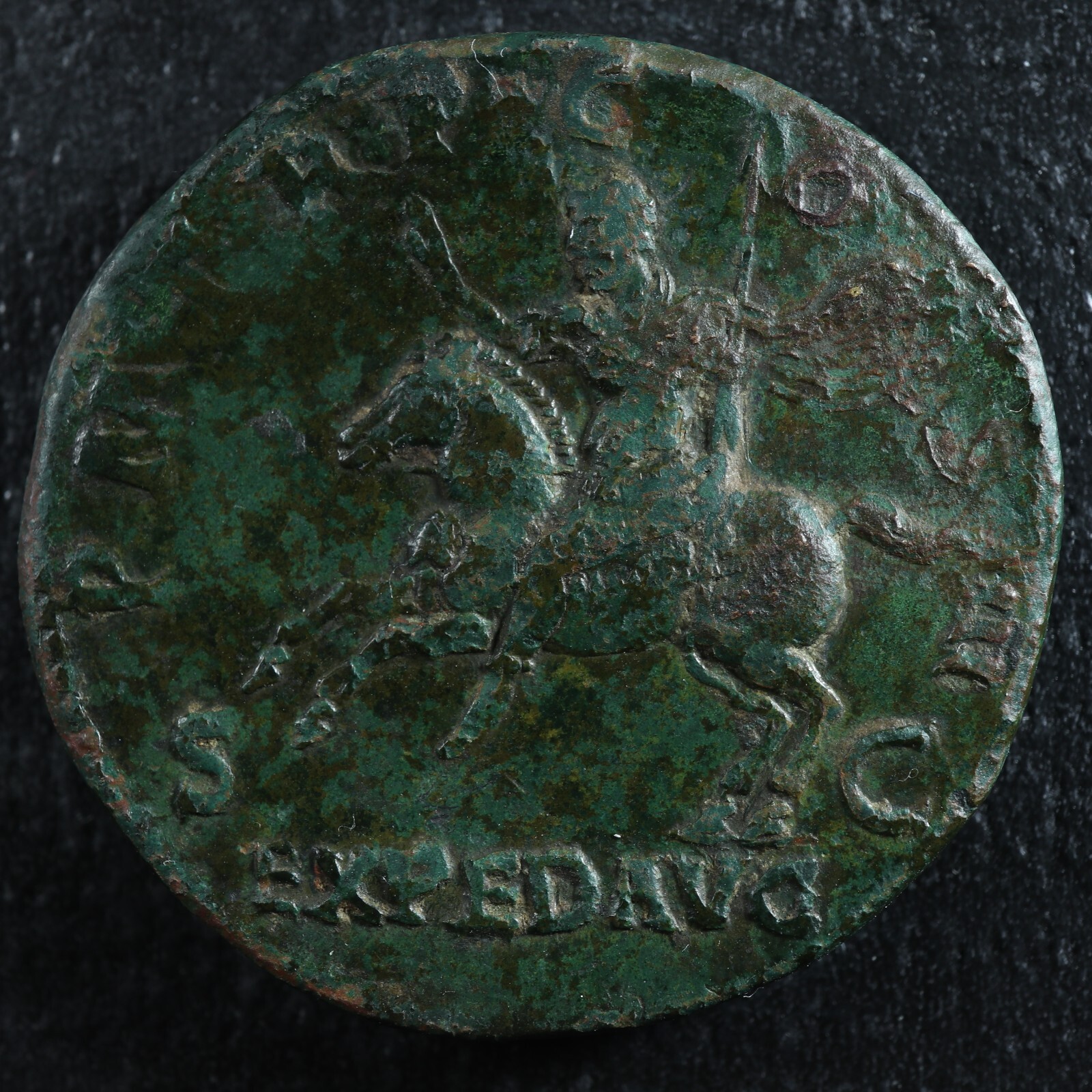 Hadrian Sestertius 121-123 Rome RIC 642 Emperor riding on horse Hadrien ...
