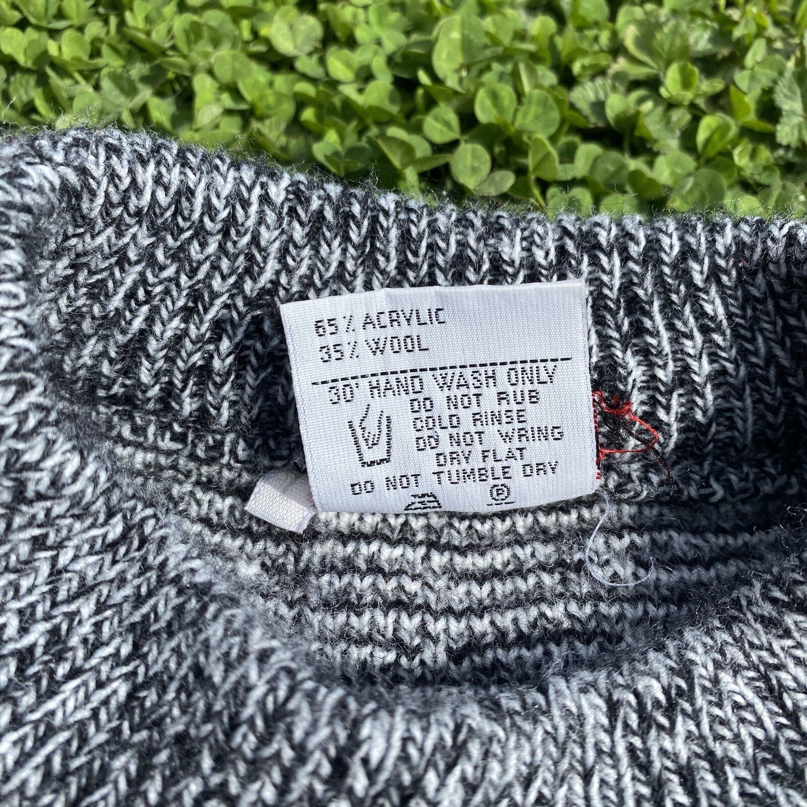 Vintage Wool Patterned Sweater - image 4