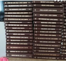 LOUIS L'AMOUR LEATHERETTE BOOKS - YOU PICK YOUR TITLES - DROP DOWN MENU -