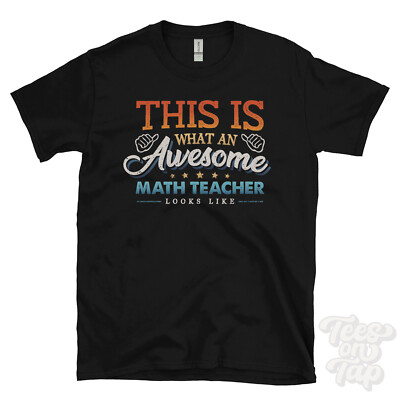 SO SIEHT EIN TOLLER MATHELEHRER LUSTIGES T-SHIRT AUS