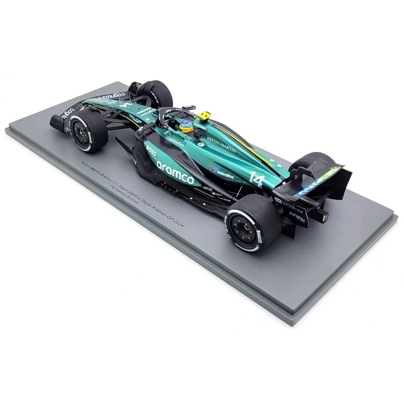 2024 Fernando Alonso Aston Martin F1 Team AMR24 Arabia Saudita - 1/18 Spark M... - Immagine 2 di 3