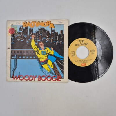45 giri Baltimora - Woody Boogie 14 1187286 Italo Disco Instrumental