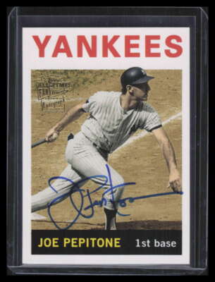2005 Topps All-Time Fan Favorites Autographs JPE Joe Pepitone Auto