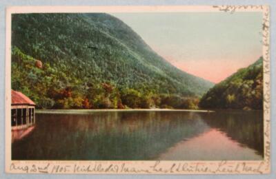 Profile Lake, Franconia Notch, White Mts. NH New Hampshire 1905 Postcard (#2897)