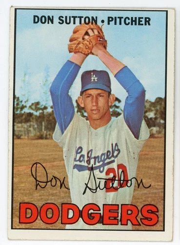 1967 Topps Don Sutton #445 Dodgers Ex