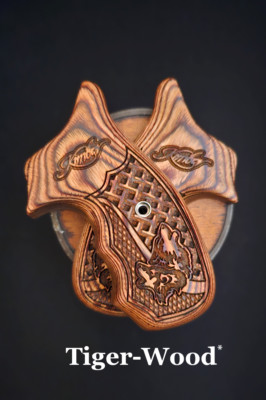 Kimber K6s DASA FGT Basketweave/Checker and Inset Dual Wolves   All Colors