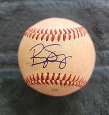 Robby Snelling Signed Auto Autograph Game Used MILB Minor League Baseball Padres