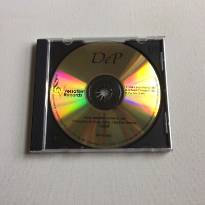 DeP (3 Track Demo) CDr ULTRA RARE Contemporary R&B Neo Soul '05 (SOUND CLIP)