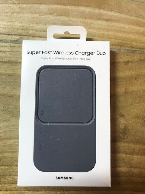 SAMSUNG Super Fast Wireless Charger Duo15Watt EP-P5400 Dark Gray
