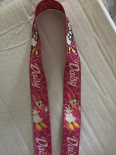 Disney 17 Inch Lanyard Daisy Duck Themed Pink