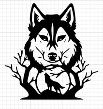 Wolf Decal