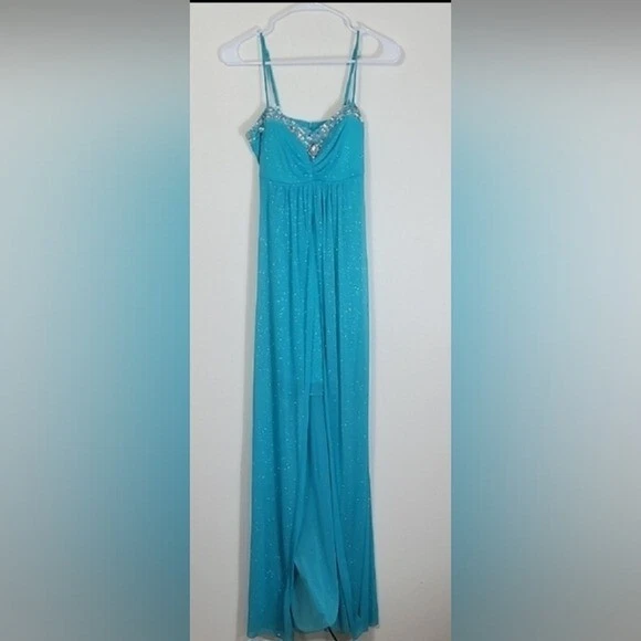 princess polly baby blue dress B Darlin | Dresses | Light Blueperiwinkle Prom Dress Size From Macys  Originally Bought For 250 main image 1