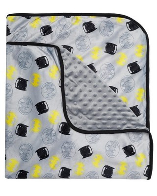 DC Comics Batman Baby Blanket - Plush & Soft for Boys & Girls 0-12 Months