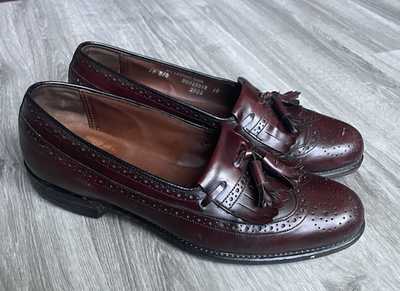 Hanover Masterflex Burgundy Wingtip Tassel Men display picture 1