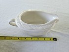 Pfaltzgraff Gravy Sauce Boat Acadia White / Off White Woven Pattern Stoneware — photo 10