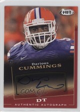 2015 Sage Hit Auto Red Darious Cummings #A144 Auto 2u3