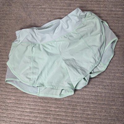 Lululemon Speed Up Shorts Size 6 Mint Green