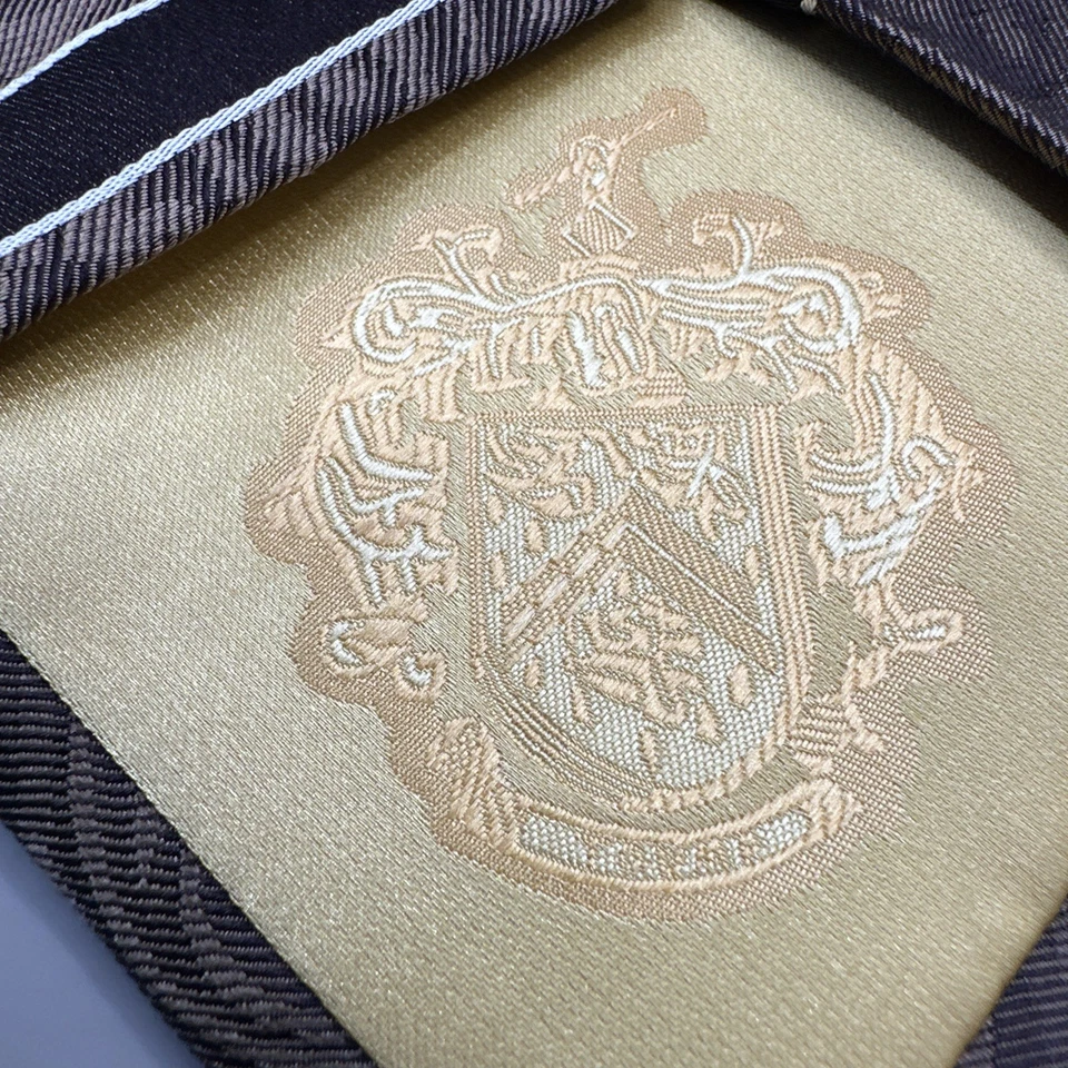 "Corbata Donald J Trump Signature Collection 100 % seda L marrón estampado cachemir 59""" Foto 4 de 4