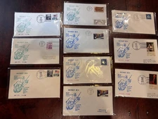 BOUDWIN 10 Covers UK SKYNET 1973-74 Florida Space !!