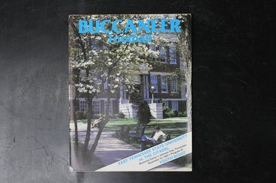 BUCCANEER FOOTBALL Magazine November 1983 ETSU vs. THE CITADEL Program