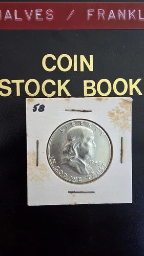 Franklin Half Dollar 1958 .90 Silver