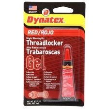 Dynatex Red High Strength Threadlocker 0.20 oz Bottle (Single)