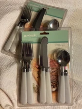 Two Goodcook Essentials 12 pc flatware sets Service for 8