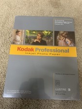 Kodak Professional Inkjet Photo Paper 8.5 x 11", 20 Sheets Lustre E sealed New
