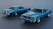 ABS-LIKE RESIN 3D PRINTED 1/25 1977 PONTIAC LEMANS 2-DOOR FULL KIT