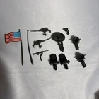 Vintage GI Joe 1983 HEADQUARTERS COMMAND CENTER Parts Lot Flag Cctv More