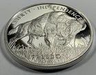 Pamp Buffalo Round 1 oz .999 Fine Silver in Capsule