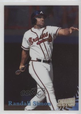 1998 Topps Stadium Club One of a Kind 108/150 Randall Simon #189 3a8