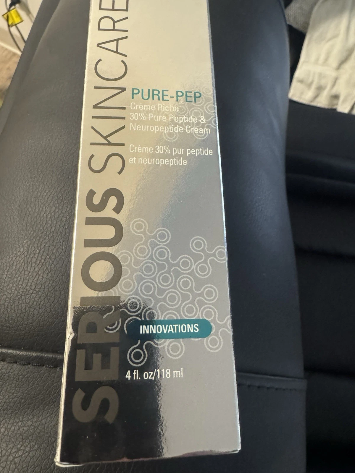 SERIOUS SKIN CARE Double Size Pure-Pep Creme Riche 30% Pure Peptide 4 OZ BNIB