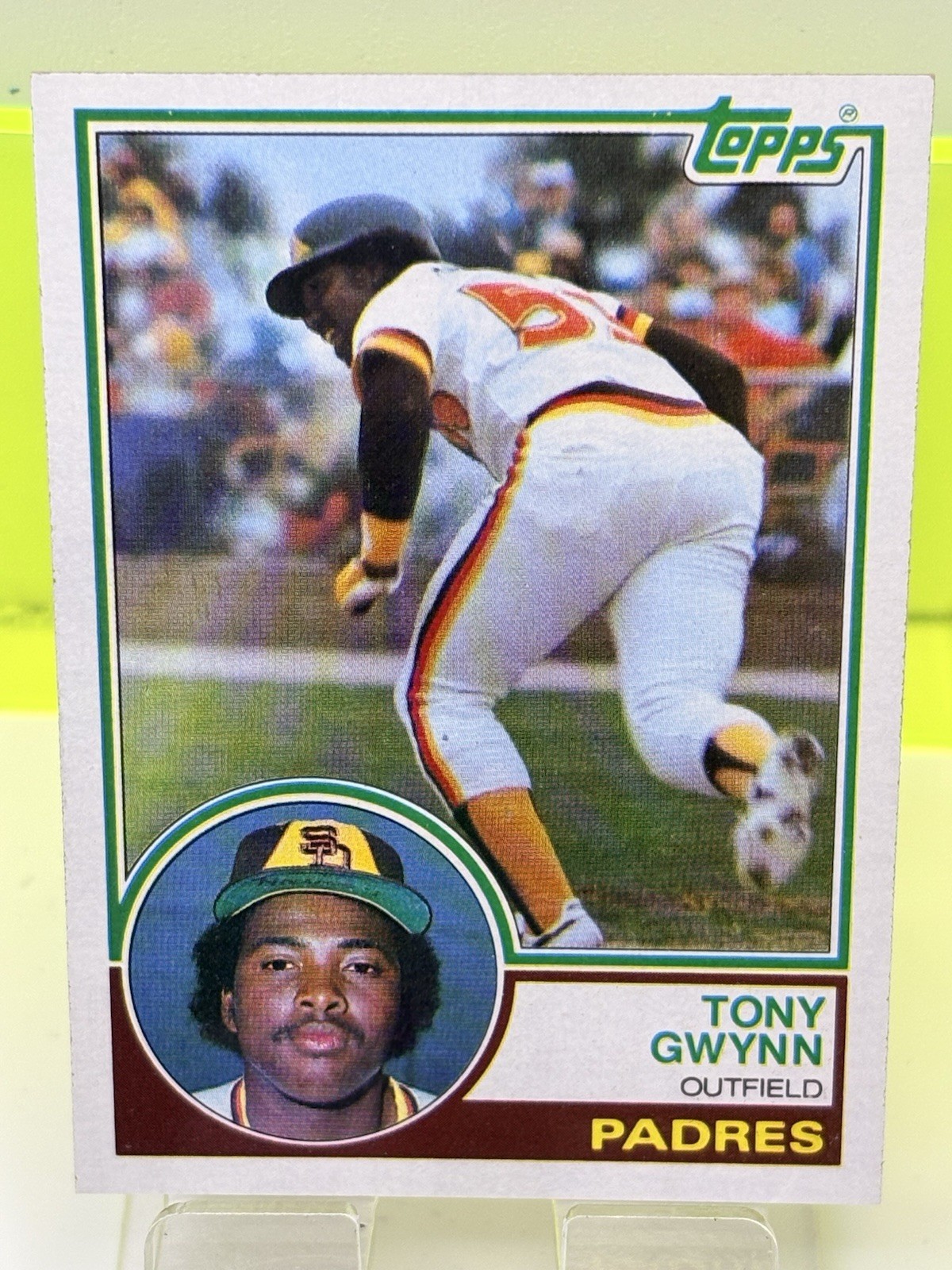 1983 Topps Tony Gwynn San Diego Padres #482 Rookie RC VERY SHARP CARD LOOK ⭐ 9