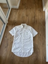 Vivienne Westwood Men's White Cotton Short Sleeve shirts Size: 48