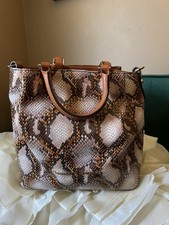 Dooney  Bourke City Python Embossed Mini Barlow Beautiful   