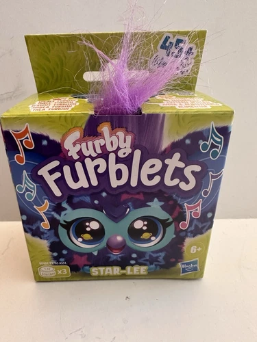 FURBY Furblets STAR-LEE Electronic Mini Plush Toy Music Collectible New